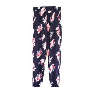 Floral flowy pants